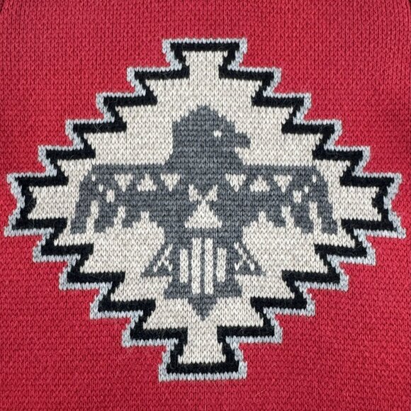 Faherty Steven Paul Judd Thunderbird Cardigan Sweater Men’s L Alpaca Wool Native - Picture 7 of 16